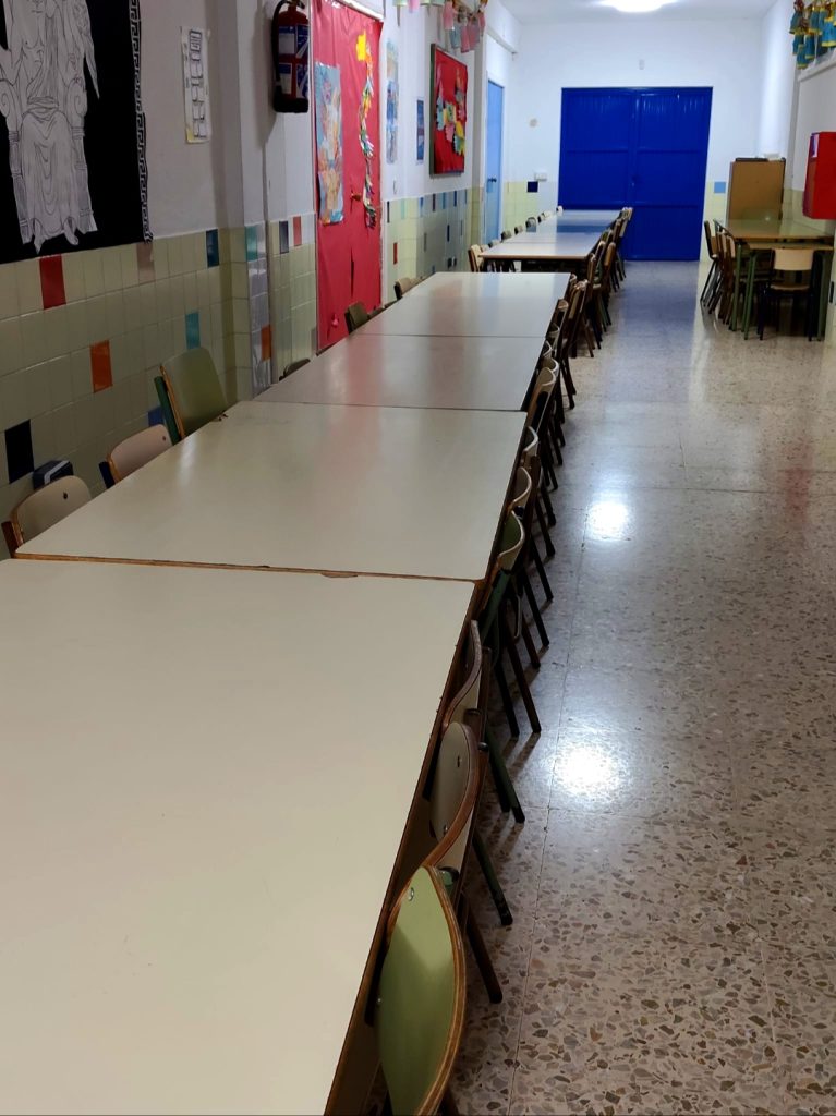 Moreno: “No ha habido ningún desprendimiento en el comedor del CEIP Vasco Núñez y no se ha puesto en riesgo al alumnado”