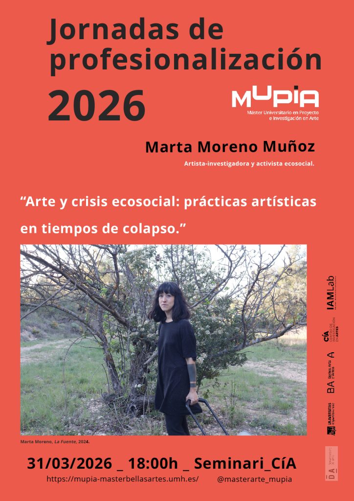 Marta Moreno Muñoz participa en las Jornadas del Máster MUPIA en el campus de Altea de la UMH