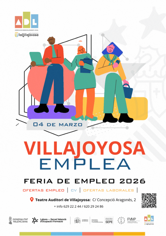 Más de 30 empresas participan en la feria de empleo “Villajoyosa Emplea 2026”