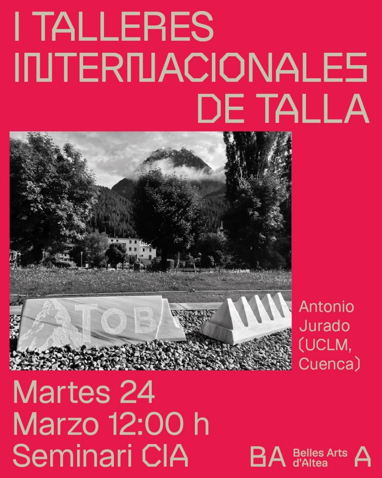 La UMH celebra en Altea los I Talleres Internacionales de Talla en Piedra con el escultor Antonio Jurado 1