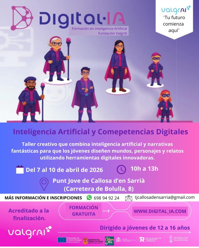 El Ayuntamiento de Callosa d’en Sarrià presenta su oferta de talleres educativos y deportivos para Pascua y Semana Santa 1