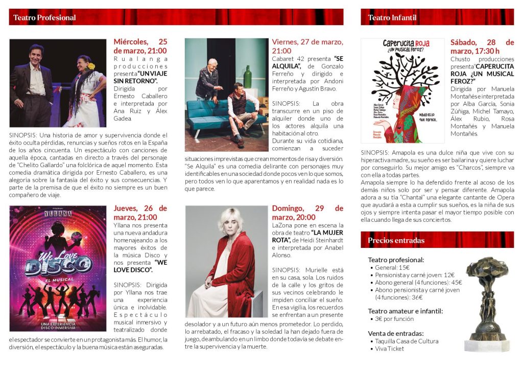 La 24 Mostra de Teatre de l’Alfàs del Pi arranca con ‘Volver sin volver’ de la compañía 360