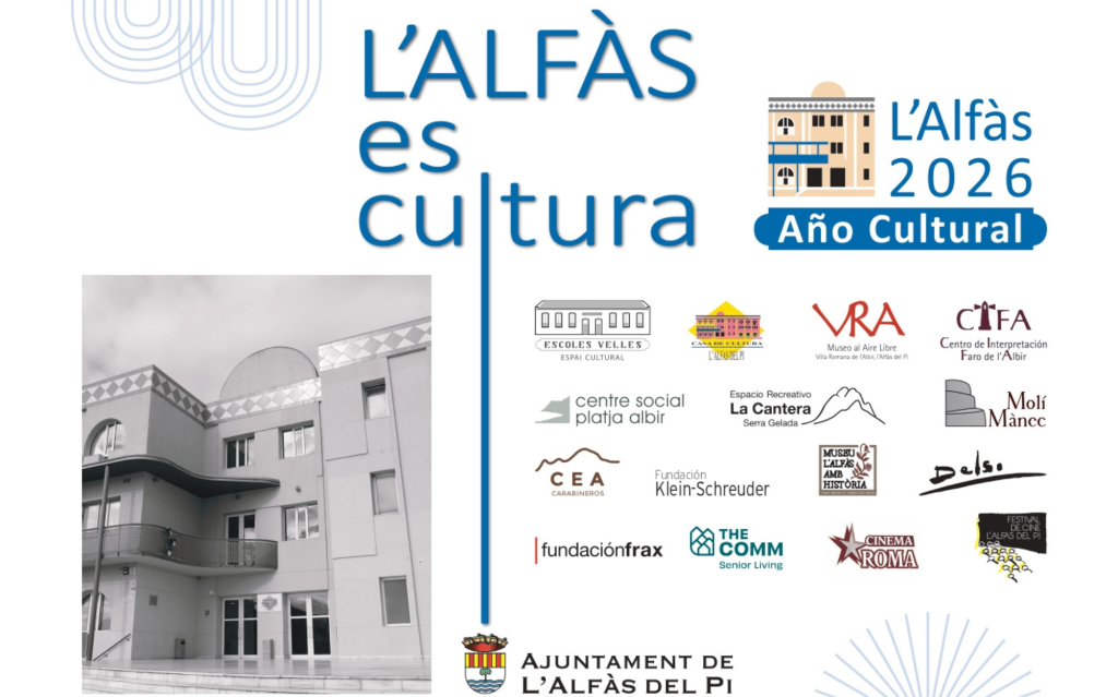 La Mostra de Teatre de l’Alfàs del Pi acoge la presentación del proyecto ‘L’Alfàs 2026. Año Cultural’