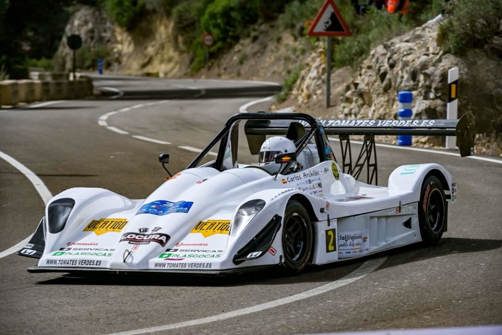 Carlos Archiles con su Norma durante la III Subida La Vila Joiosa en el Port de Tudons