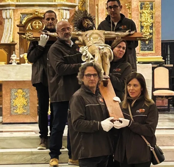 Altea celebra la romería del Santísimo Cristo del Sagrario tras la misa de la Cofradía del Santo Sepulcro