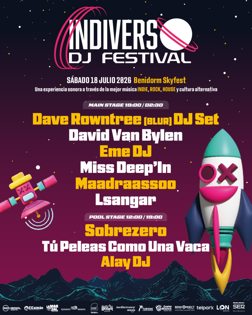 Dave Rowntree (Blur) aterriza en Benidorm: Broche de oro internacional para el Indiverso 2026