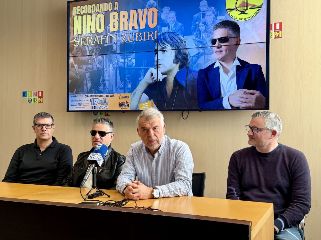 Benidorm acoge el concierto homenaje “Nino Bravo en Esencia” con Serafín Zubiri y la Societat Musical L’Illa