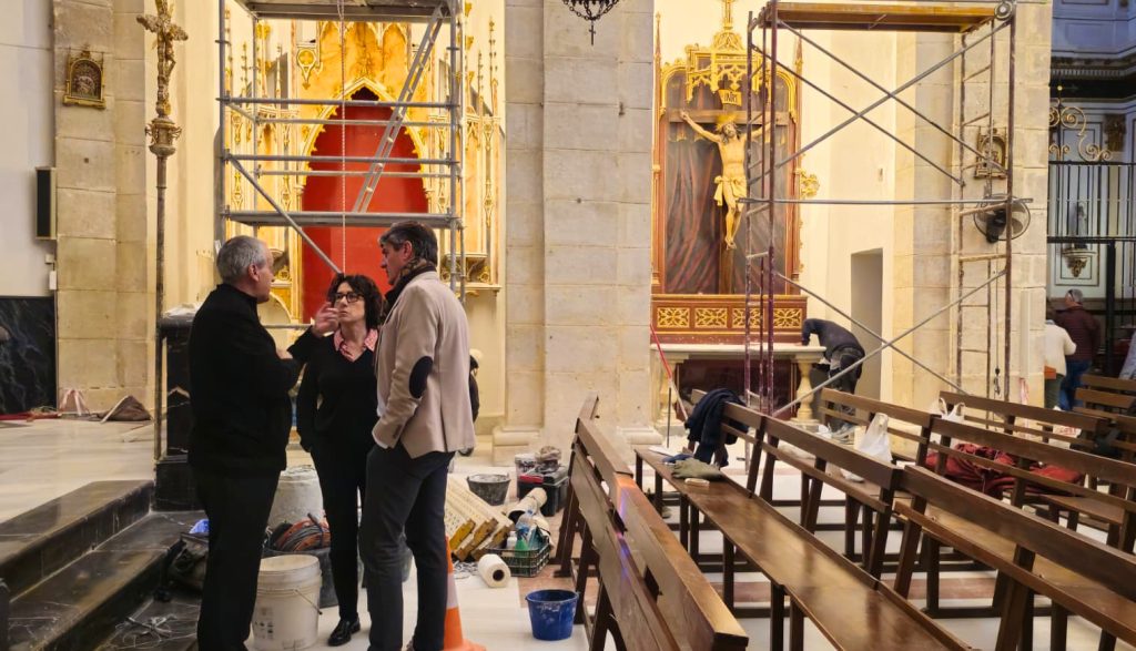 Restauradas para Semana Santa las capillas de la Caridad y de las Ánimas en la parroquia de Nuestra Señora de la Asunción