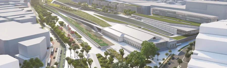 Así será Parc Central de Alicante,el parque de 420 millones que cubrirá las vías del tren y transformará la ciudad