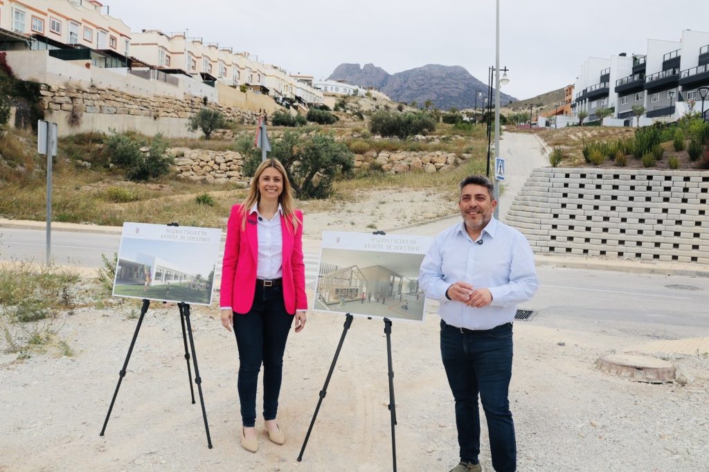 Finestrat avanza en materia educativa con la adjudicación de la obra de la 2ª Escuela Infantil de Finestrat