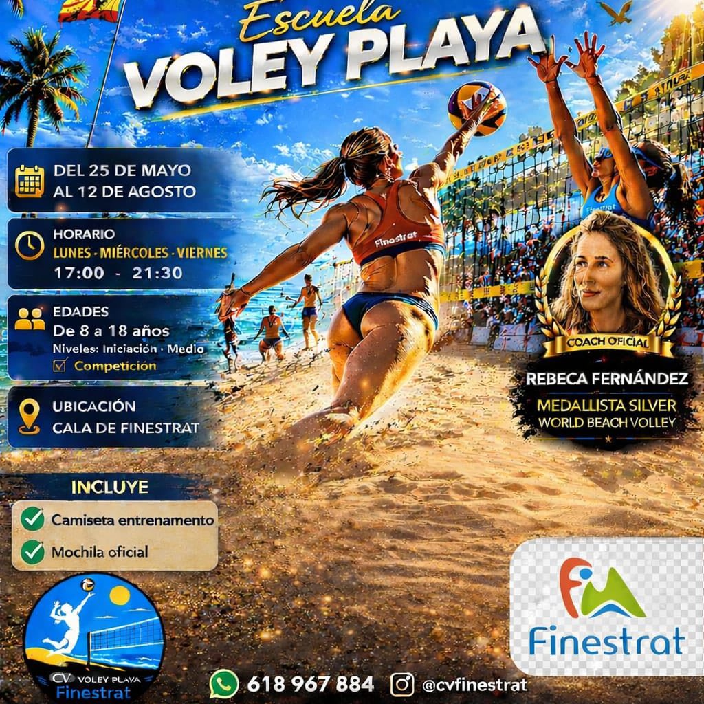 Renovación del convenio de colaboración con el Club Voleibol Finestrat 2