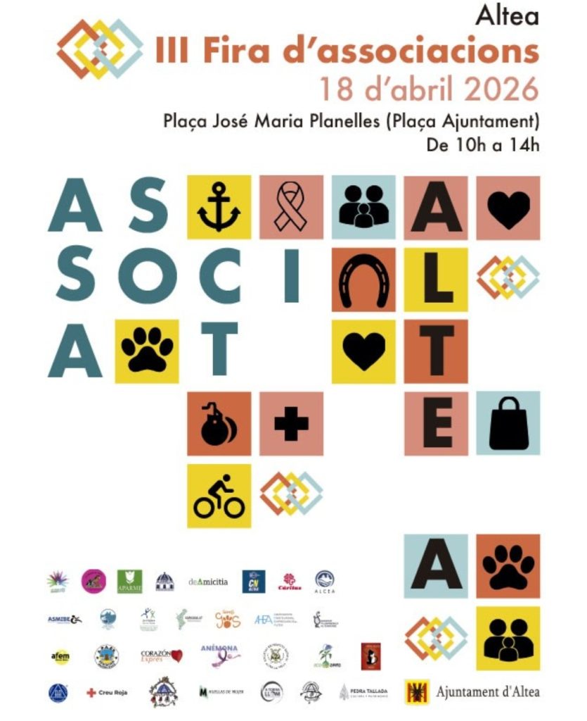 Altea se vuelca con su tejido asociativo en una gran feria con 29 entidades y actividades para todos 1