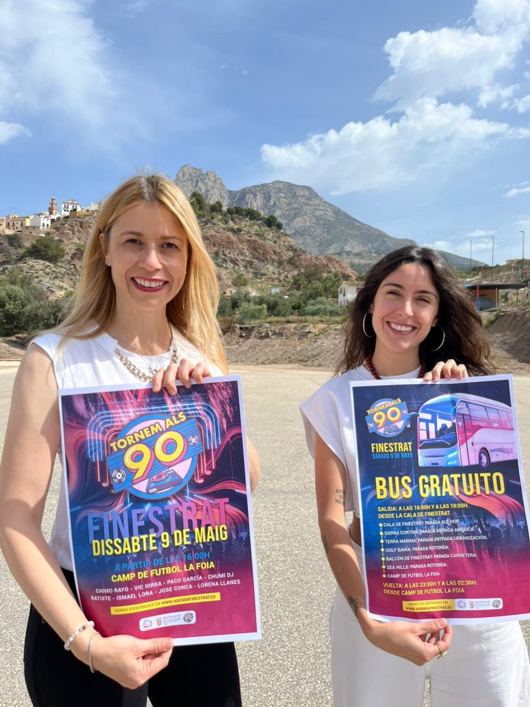 TORNEM ALS 90: FINESTRAT REMEMBER EN FINESTRAT EL SÁBADO 9 DE MAYO