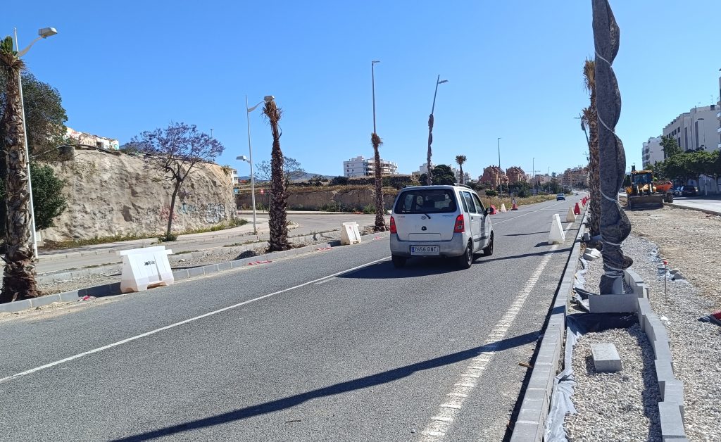 Se abre al tráfico el carril de la calle Cervantes de Villajoyosa en sentido al centro urbano