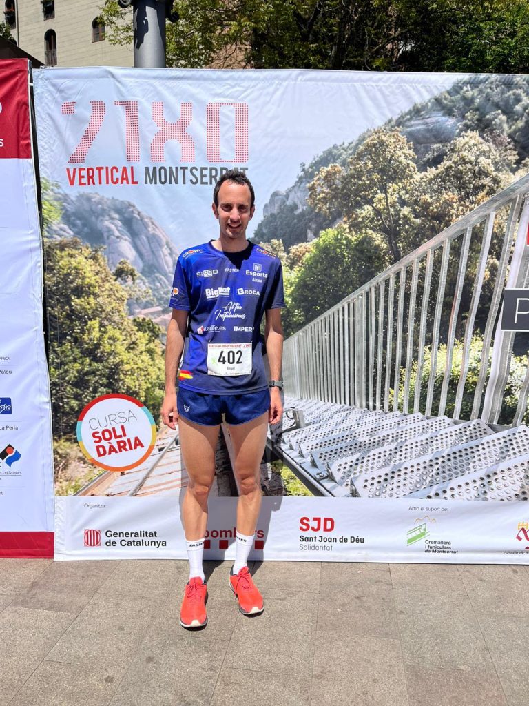 Ángel López Amor logra un sexto puesto en la Vertical Montserrat 2026 y la prueba bate récord solidario histórico