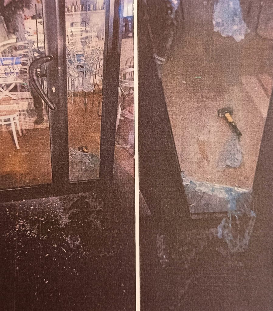 La Policía Local de Villajoyosa detiene al presunto autor de un robo con fuerza en una cafetería de la calle Colón