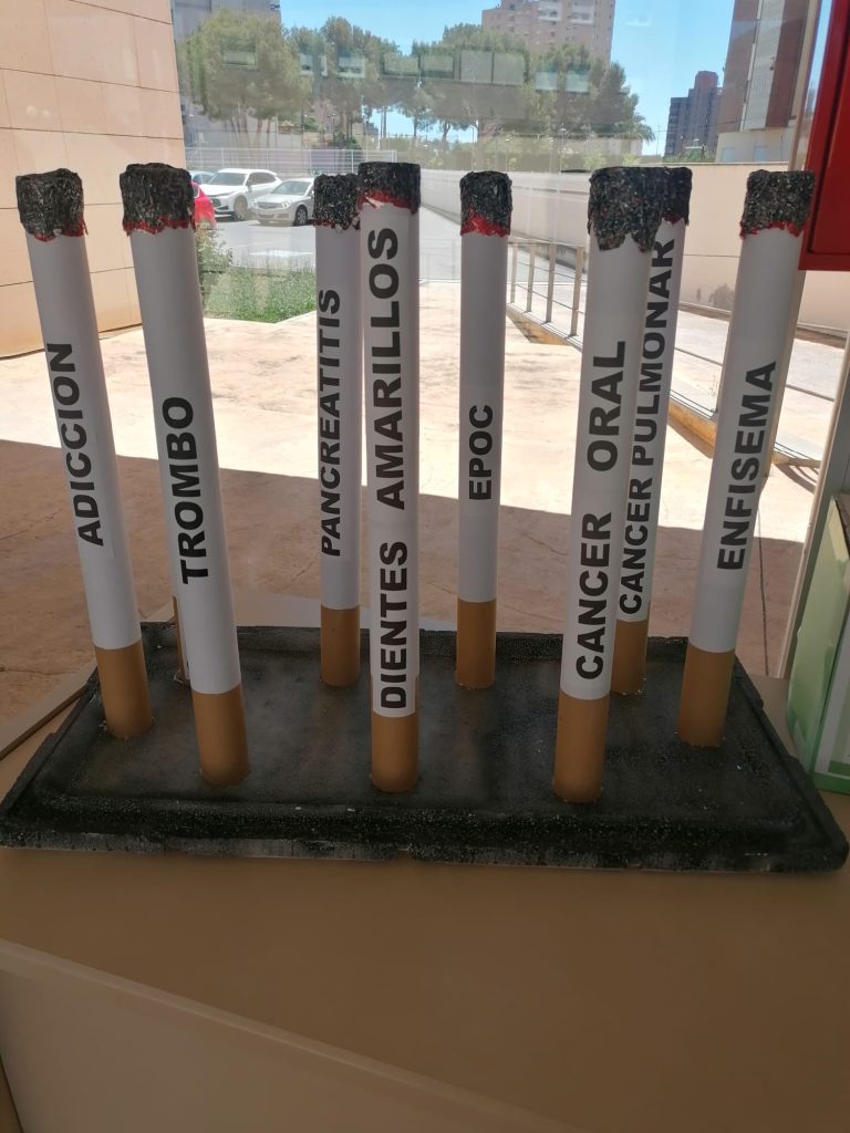 El Departamento de Salud Marina Baixa organiza la Semana Sin Humo con actividades en Benidorm, Villajoyosa, La Nucía, Altea y l’Alfàs para prevenir el tabaquismo y ayudar a dejar de fumar.