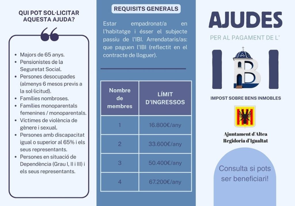 Altea Ayudas IBI
