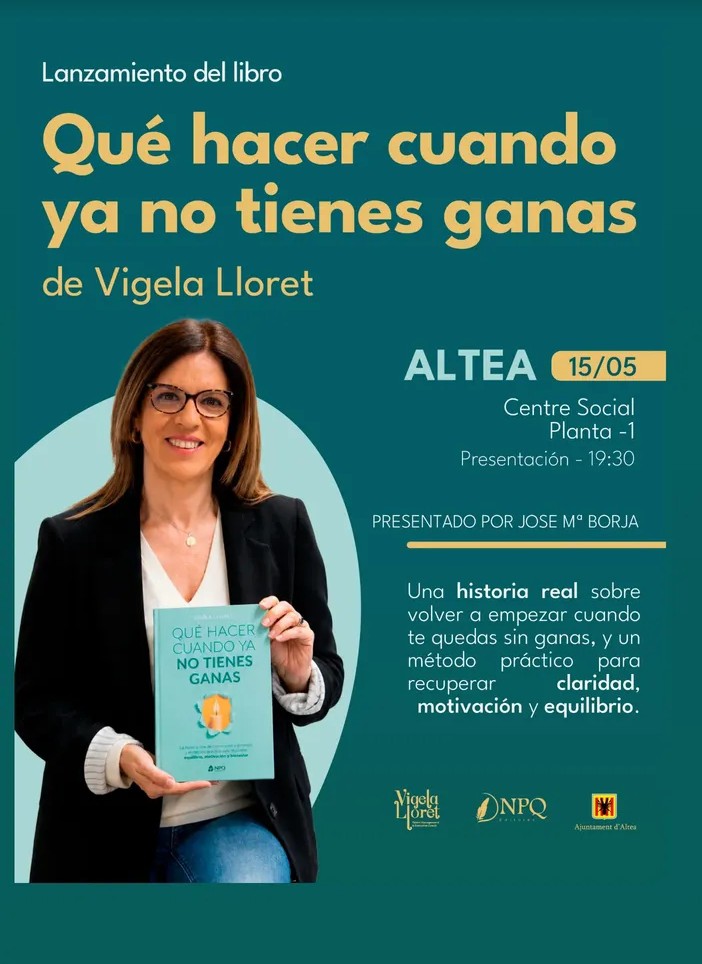 Vigela Lloret publica Qué hacer cuando ya no tienes ganas 1