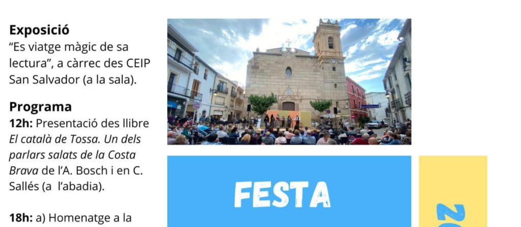 Festa des Parlar de Sa 2026: Tàrbena celebra la llengua, la música i la cultura popular