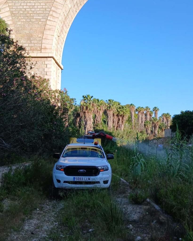 El Ayuntamiento de Villajoyosa intensifica los tratamientos preventivos contra mosquitos y mosquito tigre