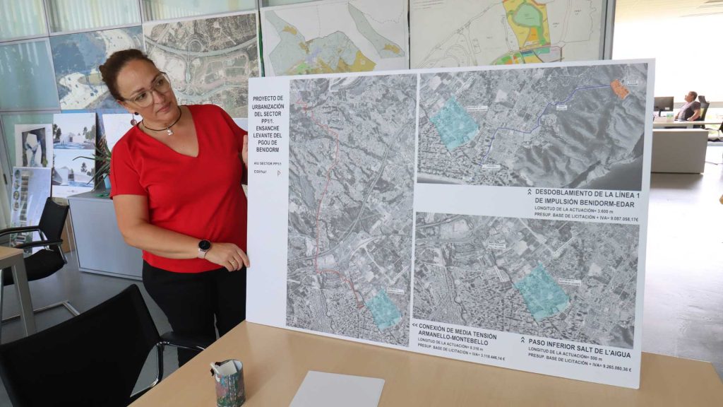 El nuevo proyecto de urbanización del Ensanche Levante de Benidorm fija una inversión de 74,2 millones de euros