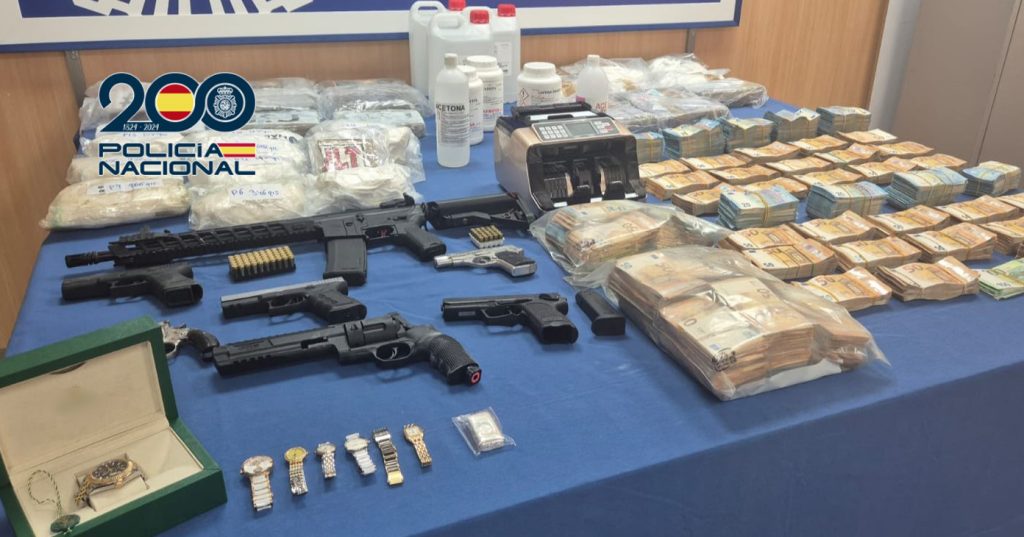 La Policía Nacional detiene a 28 personas e incauta 30 kilos de cocaína en una macrooperación en el Levante