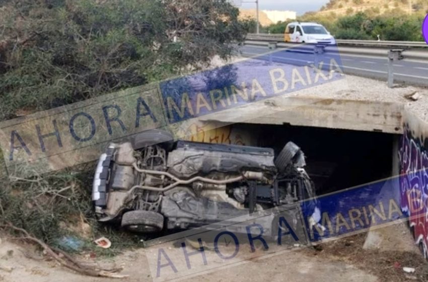  Accidente en la N-332 de La Vila Joiosa: tres vehículos implicados y varios heridos
