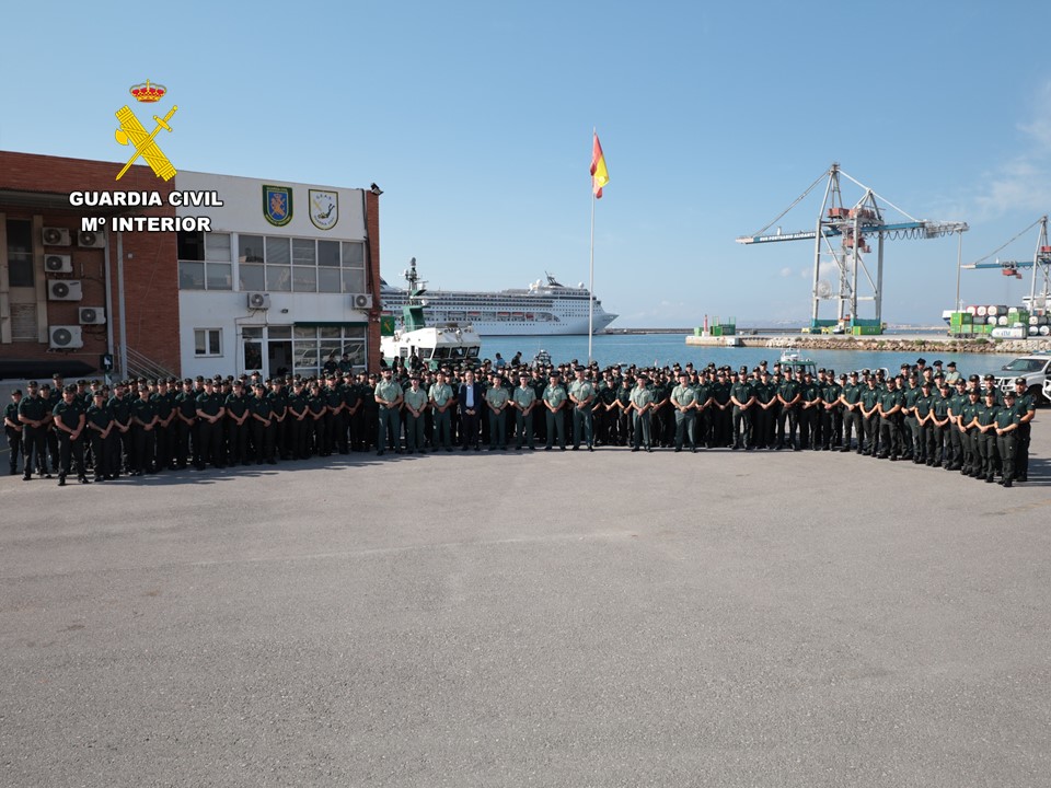 La Guardia Civil de Alicante incorpora 186 nuevos guardias alumnos para reforzar la seguridad este verano