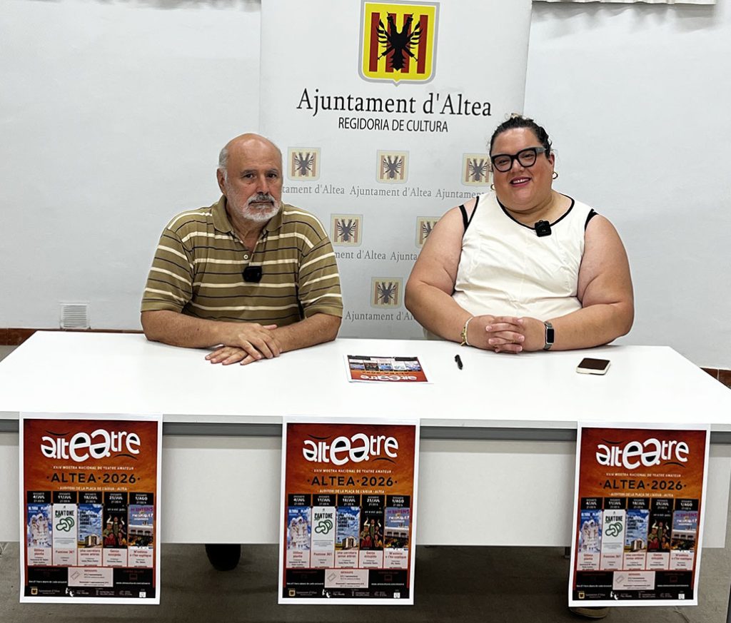 Cultura y Pla i Revés presentan las obras de la XXIV edición de Alteatre en Altea