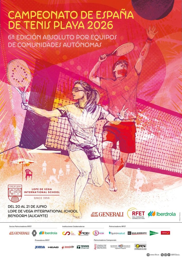 Lope de Vega sitúa a Benidorm en la élite del tenis playa con la participación de campeones del mundo