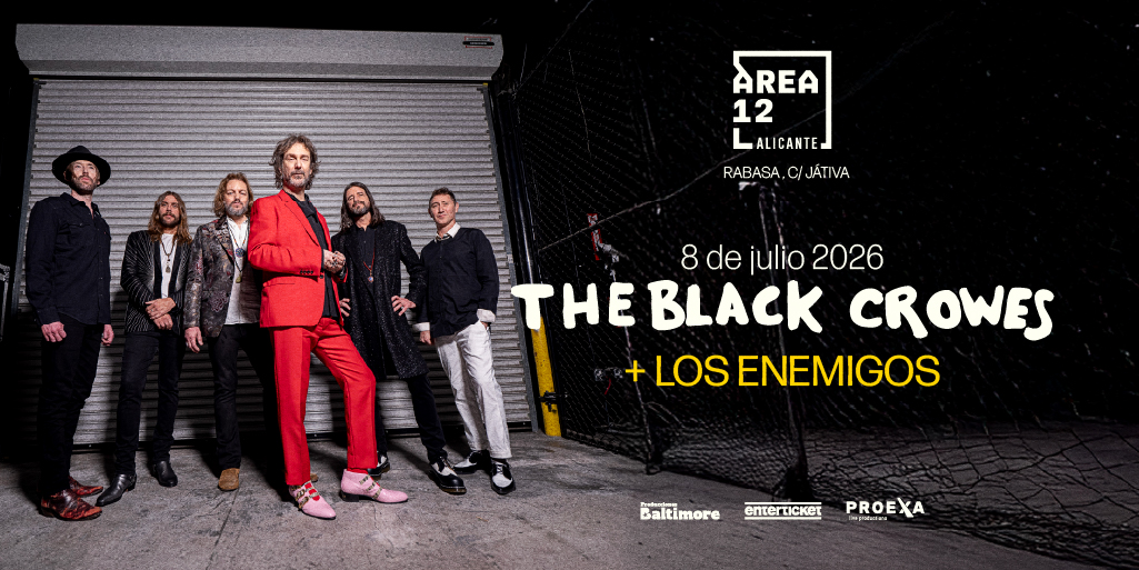 Área 12 Alicante abre el verano con Dani Martín, The Black Crowes, Viva Suecia y grandes citas musicales