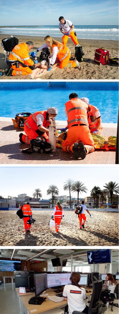 Fallece un hombre de 83 años tras un ahogamiento en la playa de Poniente de Benidorm 1