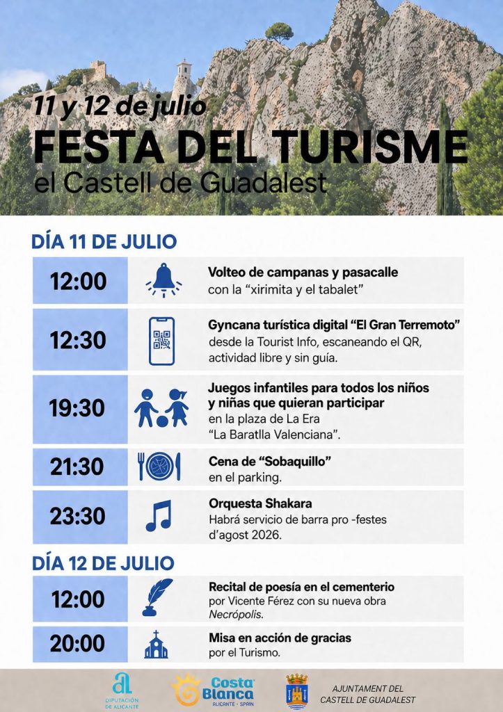 El Castell de Guadalest celebra la Festa del Turisme 2026 con una gran programación gratuita 1