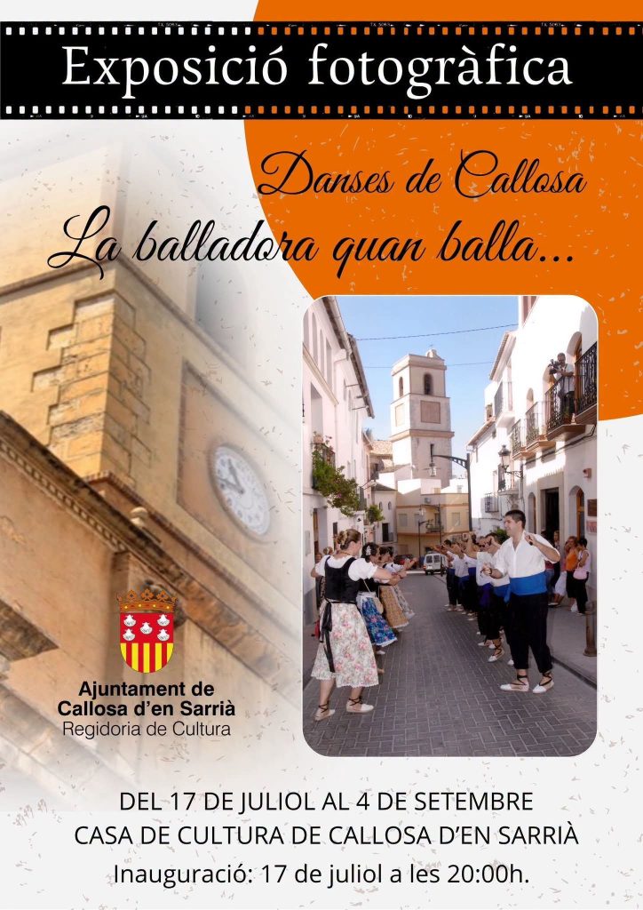 Las Danzas de Sant Jaume, protagonistas de una exposición que reivindica el patrimonio cultural de Callosa d’en Sarrià 0