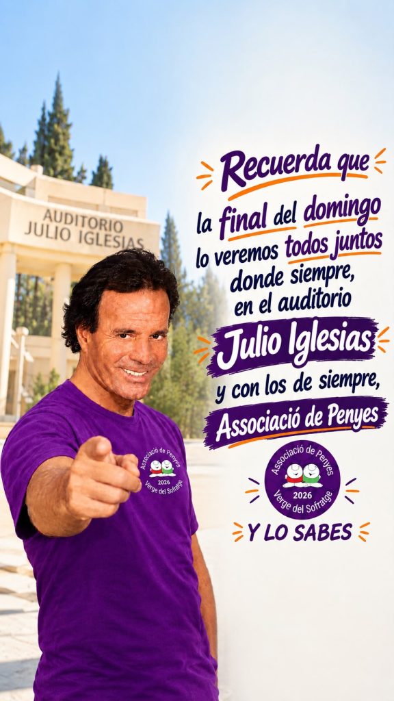 La Associació de Penyes organiza un evento en el Auditorio Julio Iglesias de Benidorm para vivir la final del Mundial
