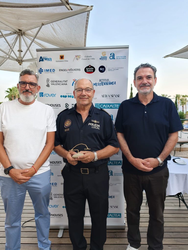 Pepe Díaz Azorín, Diego Coello, El Español y la Policía Local de Alfàs del Pi, premios Illeta d’Or