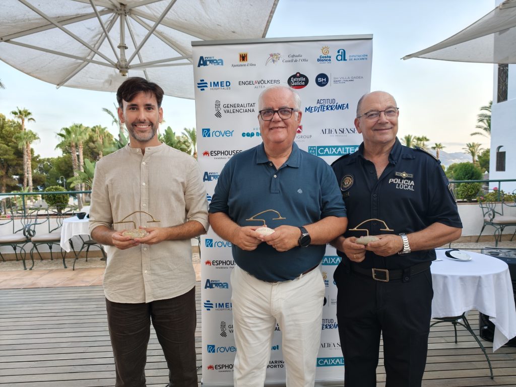 Premios Illeta d’Or: Pepe Díaz Azorín, Diego Coello, El Español y la Policía Local de Alfàs del Pi