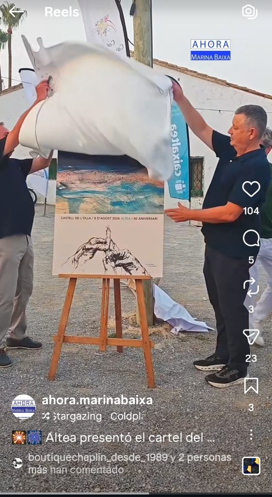 El Castell de l’Olla desvela el cartel de su 40 aniversario y emociona con su pregón 4