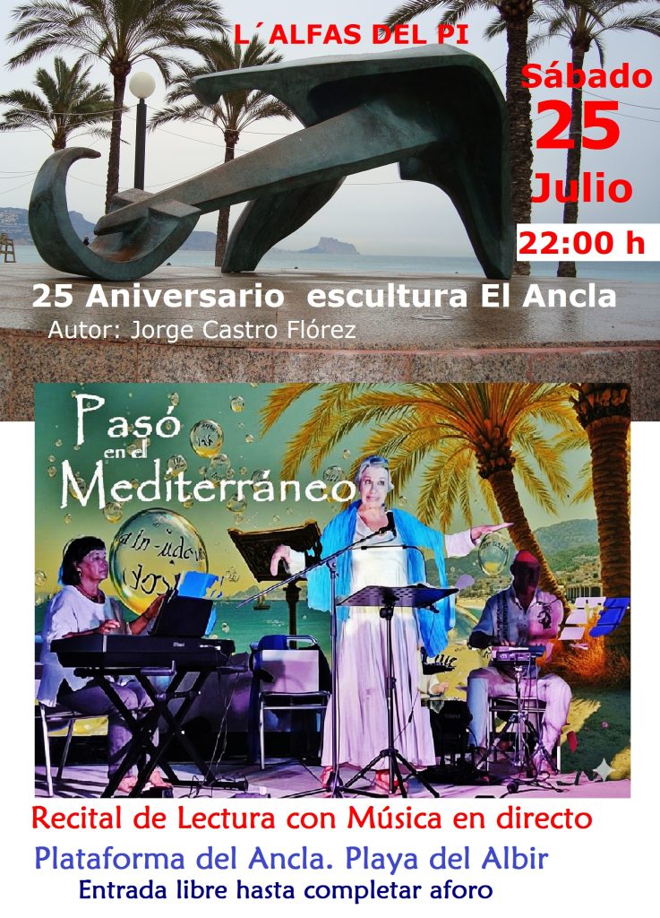 L'Alfàs del Pi conmemora el 25 aniversario de El Ancla, la emblemática escultura de Jorge Castro en l’Albir
