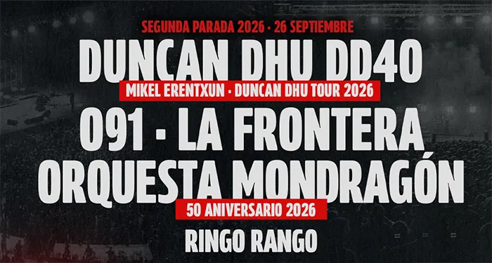 La Orquesta Mondragón completa el cartel del Iberia Festival 2026 junto a 091, Duncan Dhu y La Frontera 1