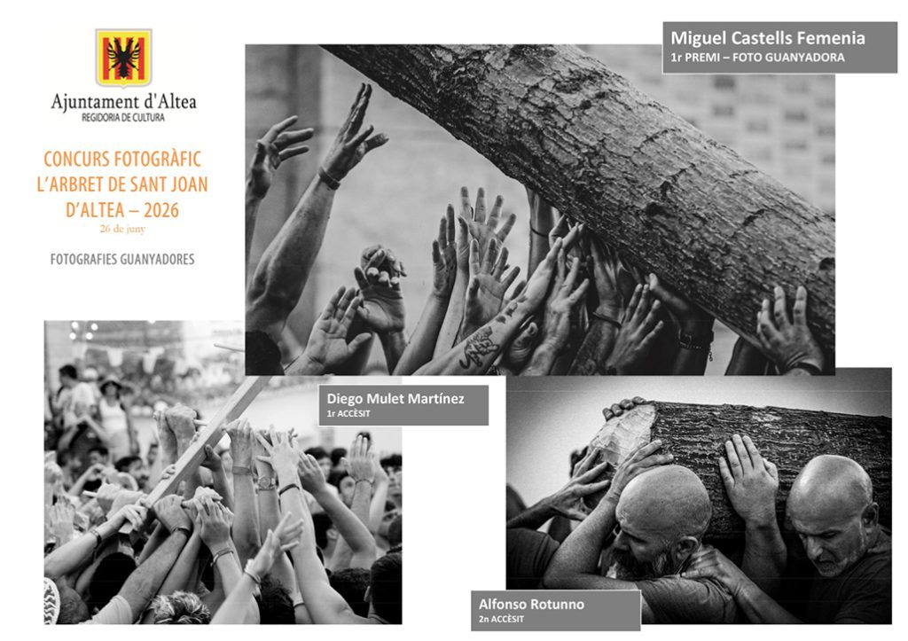 Miguel Castells gana el concurso de fotografía Fotoxop 2026 en Altea