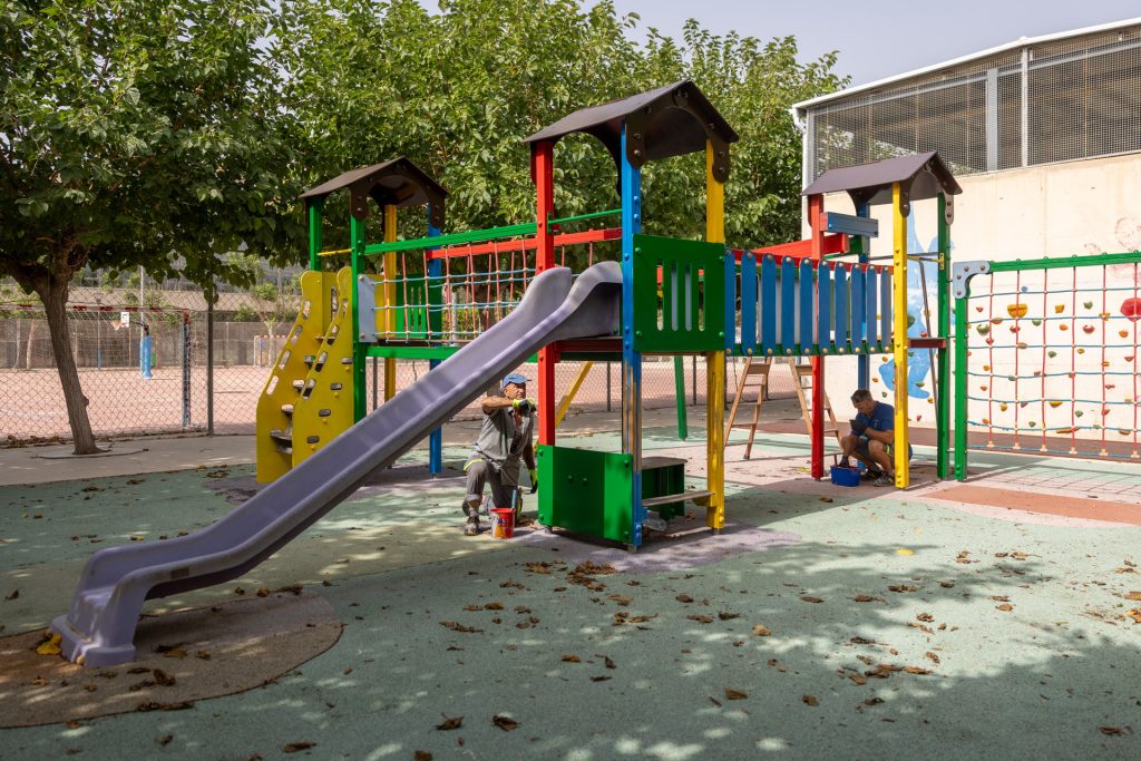 Actuaciones de conservación en los colegios públicos de l'Alfàs del Pi.