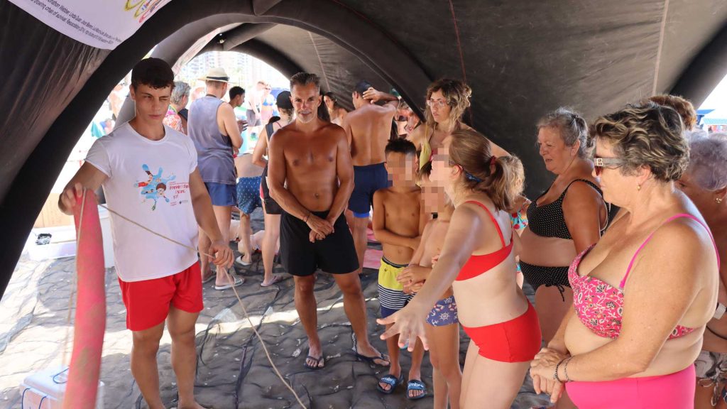 Campaña de prevención de ahogamientos en Benidorm