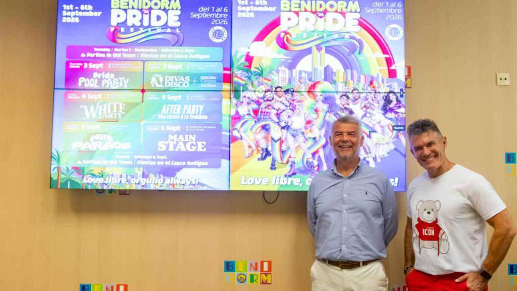 Benidorm inicia la cuenta atrás del ‘Pride’ 2026 con una previsión de más de 20.000 asistentes