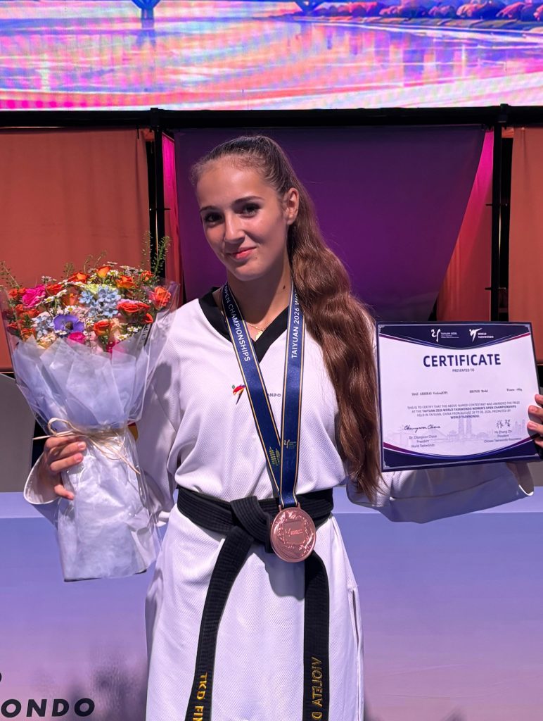 Violeta Díaz logra el bronce en el Mundial Femenino de Taekwondo Taiyuan 2026 con solo 17 años 1