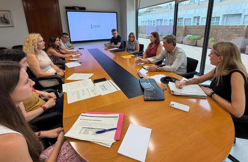 : Pau Berenguer durante la constitución del Comité de Cuidados de Enfermería de la Comunitat Valenciana.