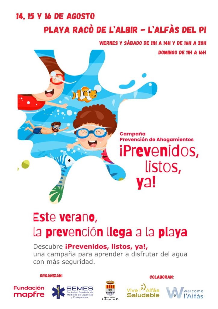 Aprende a evitar ahogamientos en la playa de l'Albir: talleres gratuitos este fin de semana