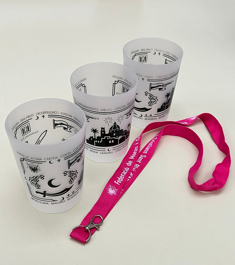 Altea impulsa unas Fiestas de Moros i Cristians sostenibles con 5.000 vasos reciclables ‘got fester’