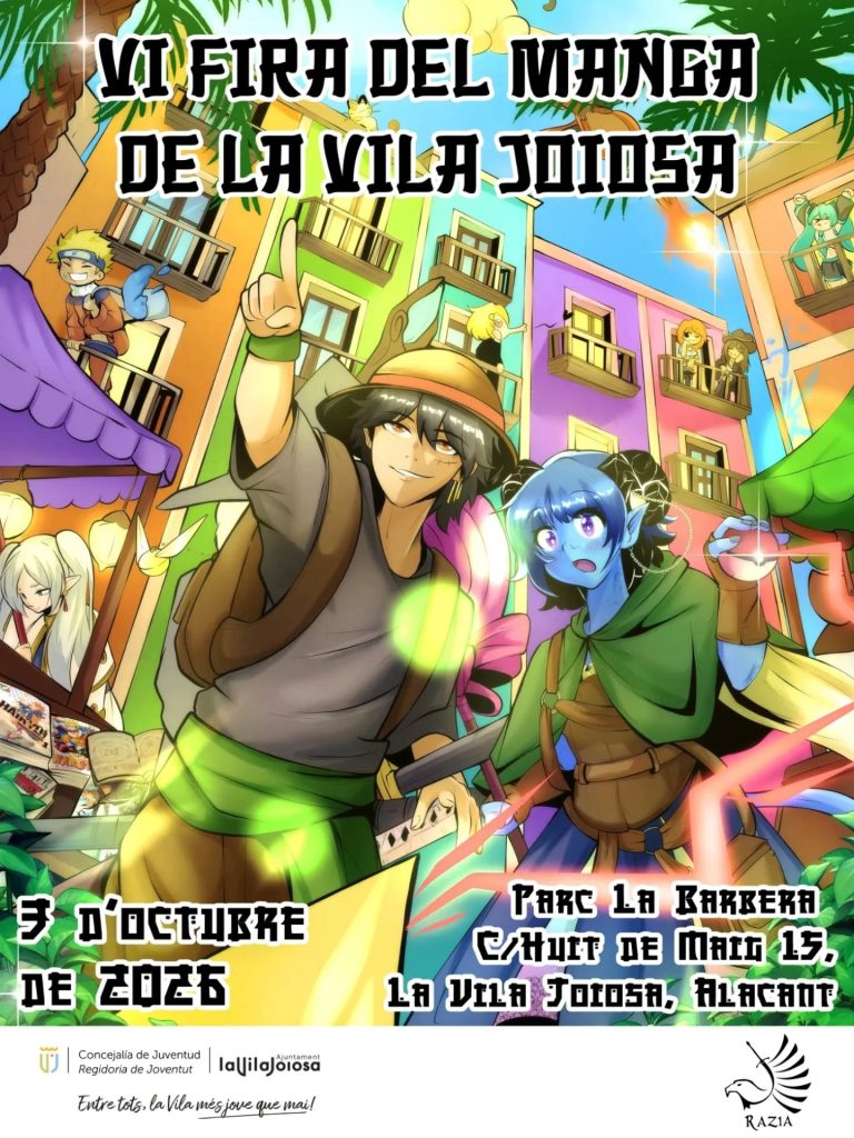 Villajoyosa celebra este sábado la VI Feria del Manga y Cultura Japonesa en el parque de la Barbera